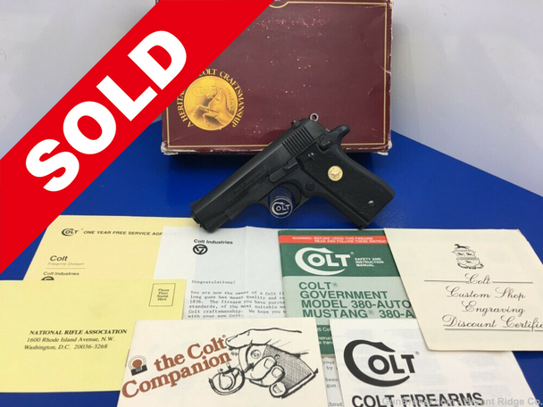 1987 Colt Government MKIV Series 80 .380 Acp 3.25" *GORGEOUS BLUE FINISH*