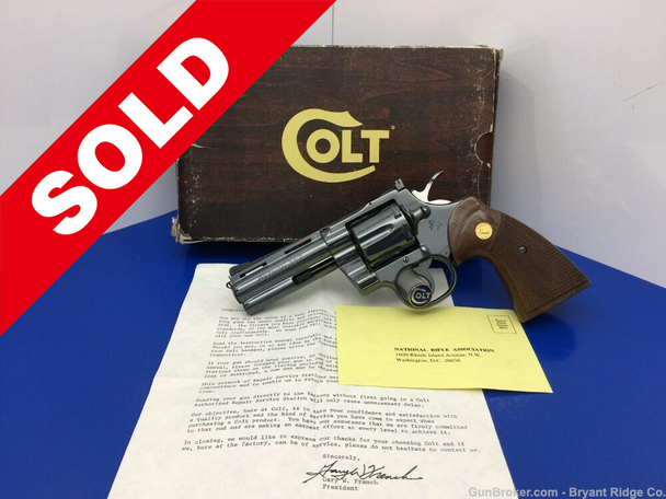 1979 Colt Python .357 Mag Blue 4" *AWESOME COLT SNAKE!*