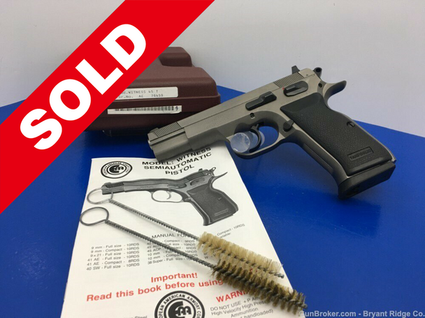 EAA Tanfoglio Witness .45 ACP 4.5" *INCREDIBLE ITALIAN MADE PISTOL*