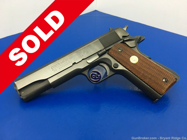 Colt Government MKIV Series 70 .45 Acp *GORGEOUS BLUE FINISH*