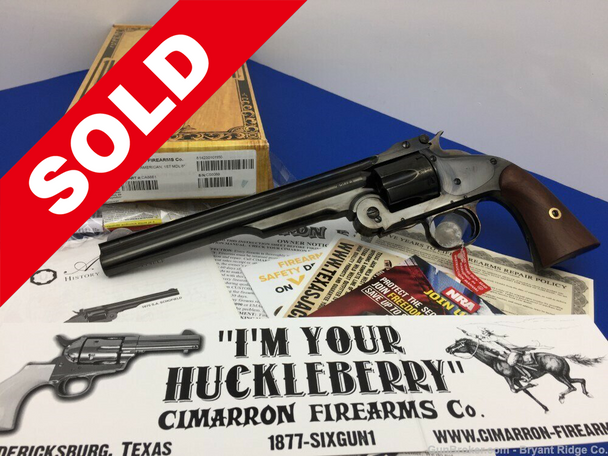 Cimarron 3 1st Model American .45 Colt 8" *NEW IN BOX Top Break Revolver*