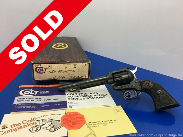 Colt New Frontier 22 Scout Blue 6" *BEAUTIFUL TWO TONE FINISH*
