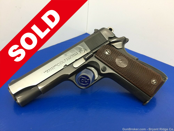 1950 Colt Commander 9mm Blue 4.25" *FIRST YEAR PRODUCTION MODEL*