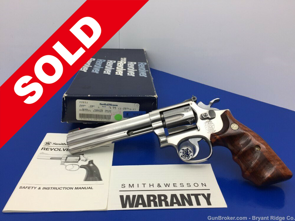 1991 Smith & Wesson 617 RARE FULL TARGET Model 6" *STUNNING NO DASH MODEL*