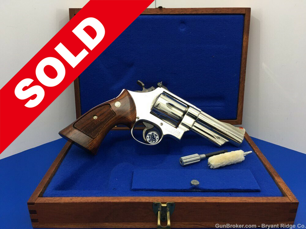 1973 Smith & Wesson 57 .41 Mag *ULTRA RARE NICKEL FINISH 3 T'S MODEL*