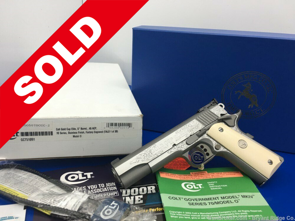 Colt Gold Cup Elite .45 Acp Stainless *TALO EXCLUSIVE 1 OF 30 EVER MADE!*