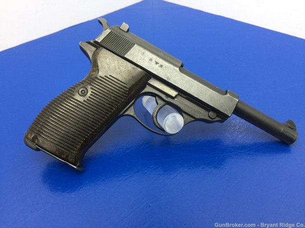 1945 Walther P38 9mm Blue 4.9" "ac45" *WWII NAZI STAMPED WaA359*