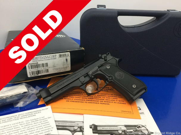 2015 Beretta M9 9mm Blue 4.9" *25th ANNIVERSARY EDITION*
