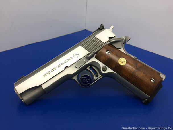 1992 Colt Gold Cup Commander .45 Acp Stainless 4.5" *FIRST YEAR PRODUCTION*