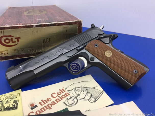 1978 Colt Service Model ACE .22 Lr 5" *GORGEOUS 1ST YEAR PRODUCTION MODEL!*