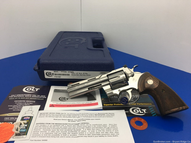 2020 Colt Python .357 Mag Stainless 4.25" *INCREDIBLE 2020 SNAKE REVOLVER*