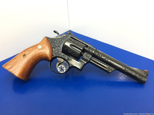 Smith Wesson 27-2 .357 Mag Blue 6" *S&W FACTORY MASTER ENGRAVED*