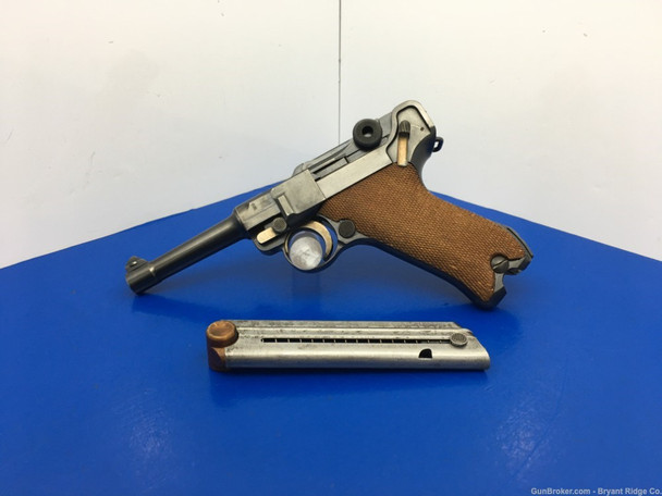 DWM Luger .30 Luger Blued 3.9" *LEGENDARY GERMAN MADE TOGGLE LOCK PISTOL*