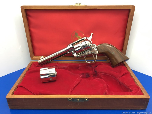 1962 Colt Single Action Frontier Scout .22 WRM *GORGEOUS NICKEL FINISH*