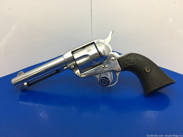 Colt Single Action Army .32-20 Nickel 4.75" *AWESOME COLT SINGLE ACTION*