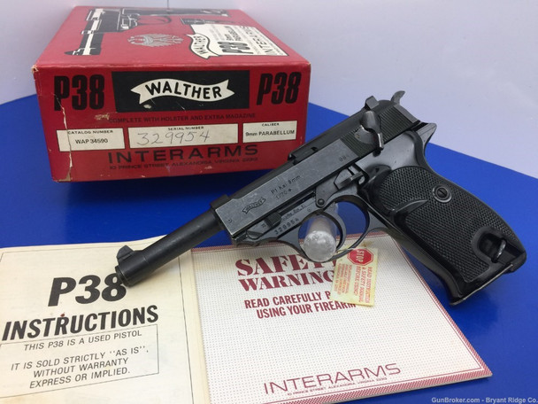 Walther P1 9mm Blue 5" *AMAZING WEST GERMAN MADE PISTOL!*