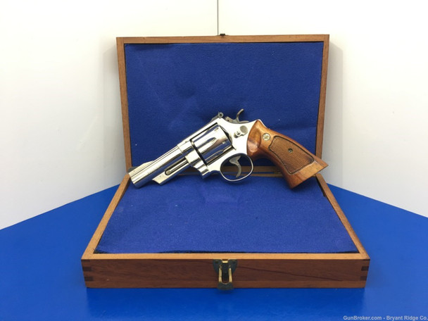 1980 Smith & Wesson 57 .41mag Nickel 4" *AMAZINGLY RARE 4" NICKEL VARIATION