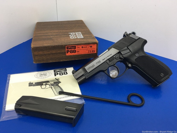 1988 Walther P88 9mm 4" *SECOND YEAR OF PRODUCTION EXAMPLE!* Extraordinary
