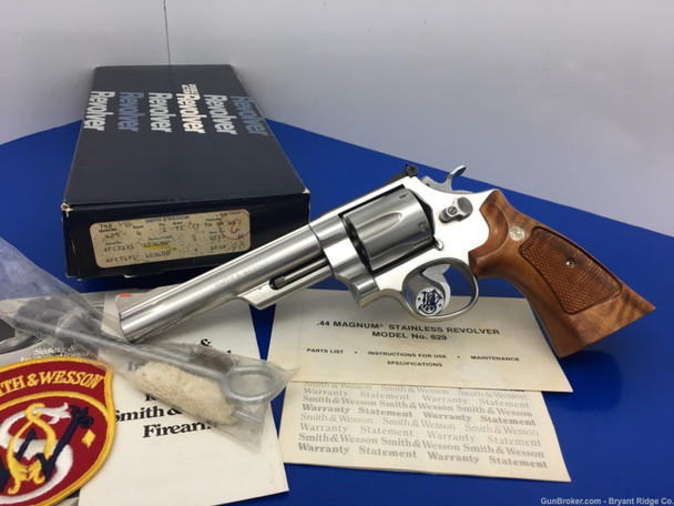 1985 Smith Wesson 629-1 .44 Mag 6" AMAZING FULL TARGET *CONSUMER UNFIRED*