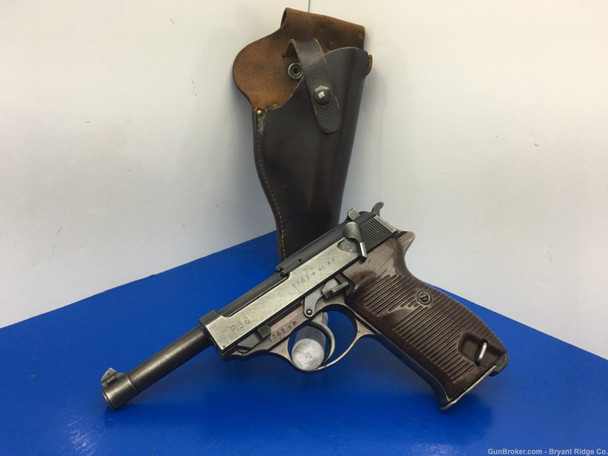 1944 Walther P38 9mm 4.9" "ac44" *WWII NAZI STAMPED WaA359*