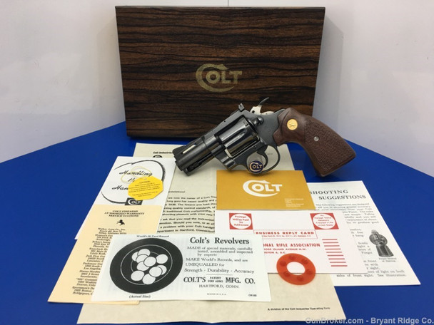 1967 Colt Diamondback .38 Spl Blue *DESIRABLE 2.5" VENT RIB BARREL*