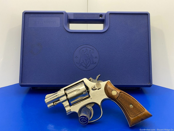 1983 Smith Wesson 10-7 38 Spl *HIGHLY COVETED NICKEL FINISH & 2.5" BARREL*
