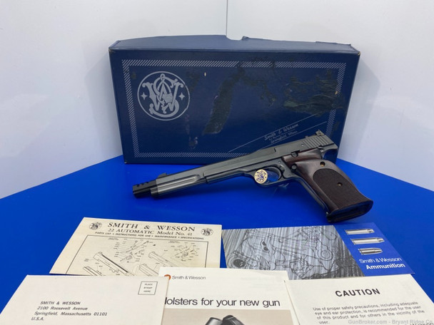 Smith Wesson 41 .22LR Blue 7" *INCREDIBLE RIMFIRE TARGET PISTOL*