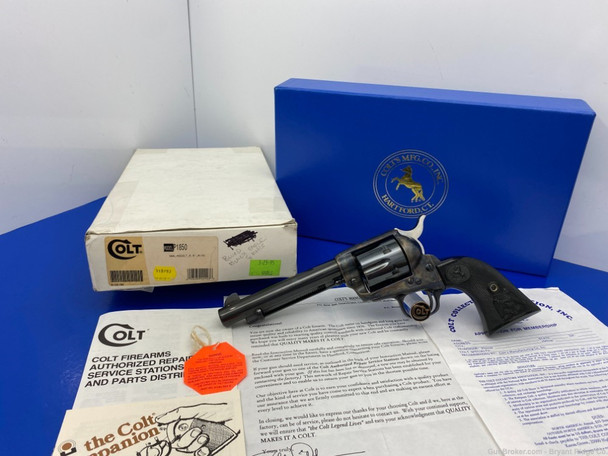 Colt Single Action Army .45colt 5 1/2" *ABSOLUTELY GORGEOUS ROYAL BLUE* 