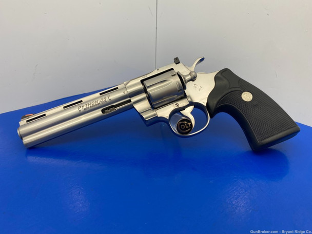 1995 Colt Python .357 Mag Stainless 6" *AWESOME COLT SNAKE REVOLVER*