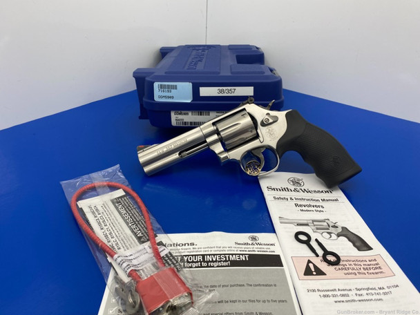 Smith Wesson 686-6 .357 Mag Stainless 4" *BEAUTIFUL STAINLESS REVOLVER*