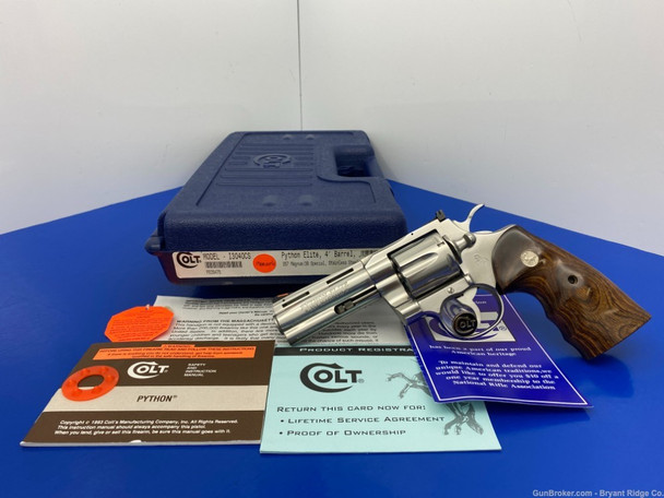 2003 Colt Python Elite 4" *EXTRAORDINARY COLT CUSTOM SHOP PYTHON*