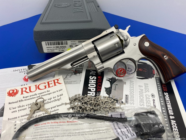 2017 Ruger Redhawk .357 Mag Stainless 5.5" *AMAZING DOUBLE ACTION REVOLVER*