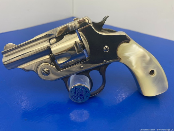 Smith Wesson 3rd Model .32 S&W Nickel 3.5" *SUPERB TOP BREAK REVOLVER!*