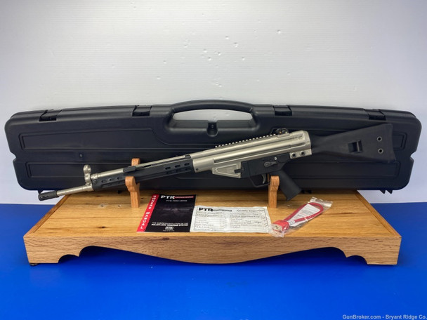 *SOLD* PTR Industries PTR SCCR .308 Win Nickel 18" *STUNNING SEMI-AUTOMATIC RIFLE*