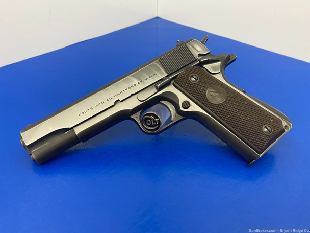 1948 Colt Government .45 ACP Blue 5" *INCREDIBLE SEMI AUTO PISTOL!*