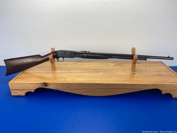 Remington Model 12C No3 .22 S/L/LR Blue 24" *DESIRABLE STRAIGHT GRIP STOCK*
