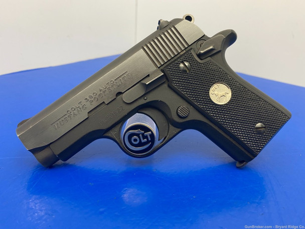 1994 Colt Mustang PocketLite .380 ACP Blue 2.75" *INCREDIBLE SEMI AUTO!*