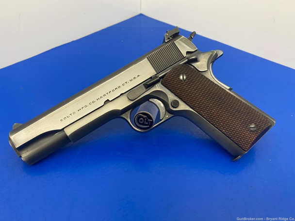 1947 Colt Super 38 .38 Super Blue *INCREDIBLE COLT SEMI AUTO!*