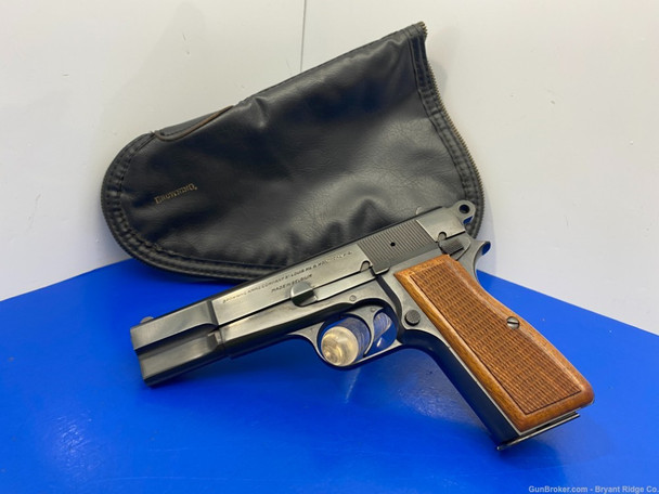 1968 Browning Hi-Power .9mm Blue 4.7" *RARE "T" SERIAL PREFIX*