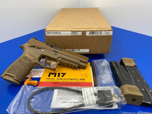 2019 Sig Sauer P320 M17 9mm Coyote-Tan *INCREDIBLE SEMI-AUTO PISTOL!*