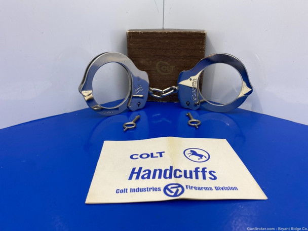 1970s Colt Industries Hand Cuffs *RARE PIECE OF COLT HISTORY!*