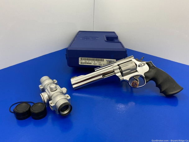 1999 Smith Wesson 617-2 .22LR 6"*BREATHTAKINGLY BEAUTIFUL BRIGHT STAINLESS*