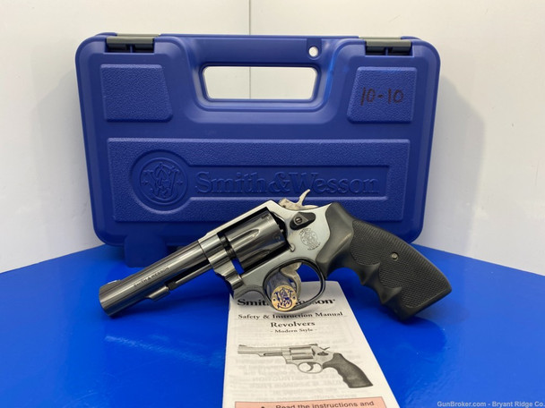 1998 Smith Wesson 10-10 .38 Spl Blue 4" *BEAUTIFUL DOUBLE ACTION REVOLVER*