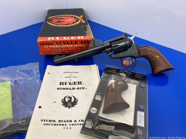 1968 Ruger Single Six .22 Cal Blue 6 1/2" *GORGEOUS SINGLE ACTION REVOLVER*