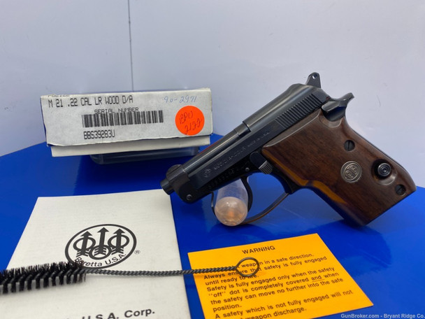 Beretta 21A Bobcat .22 LR Blue 2.4" *TIMELESS SEMI AUTOMATIC PISTOL!*