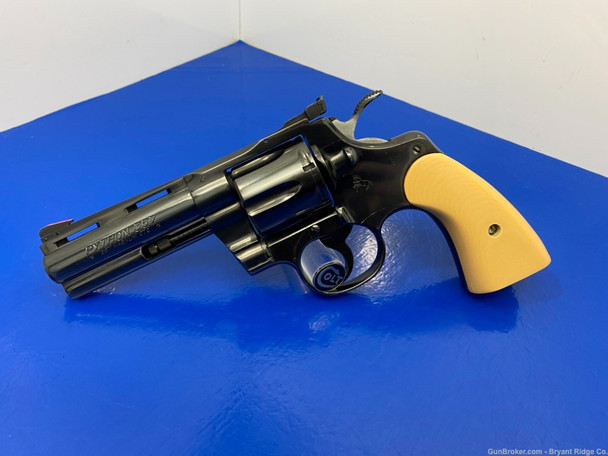 1977 Colt Python .357 Mag Blue 4" *GORGEOUS SNAKE SERIES REVOLVER* Awesome!