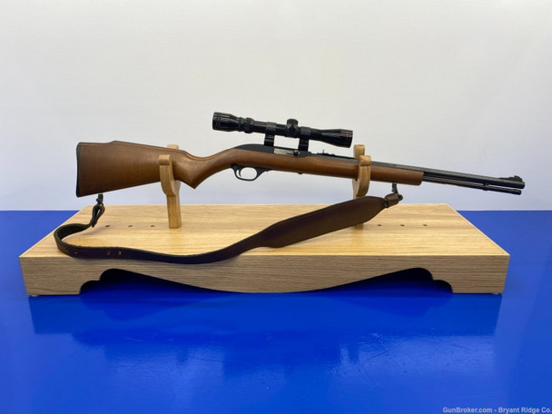 2007 Marlin 60 .22 LR Blue 19" *SIMMONS SCOPE MOUNTED & READY*