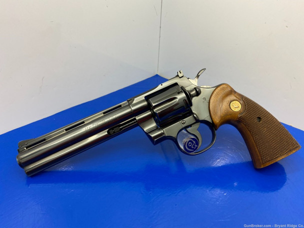 1968 Colt Python .357 Mag Blue 6" *ULTRA RARE EARLY GENERATION COLT PYTHON*