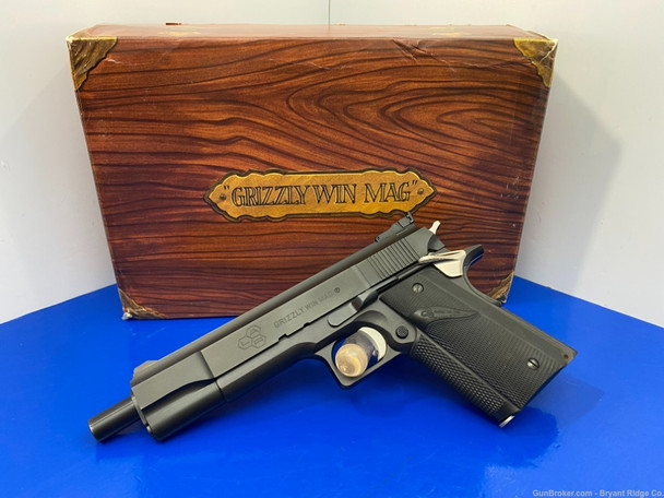 L.A.R Grizzly Mark I .45 Win Mag Blue 6.5" *POWERFUL SEMI AUTOMATIC PISTOL*