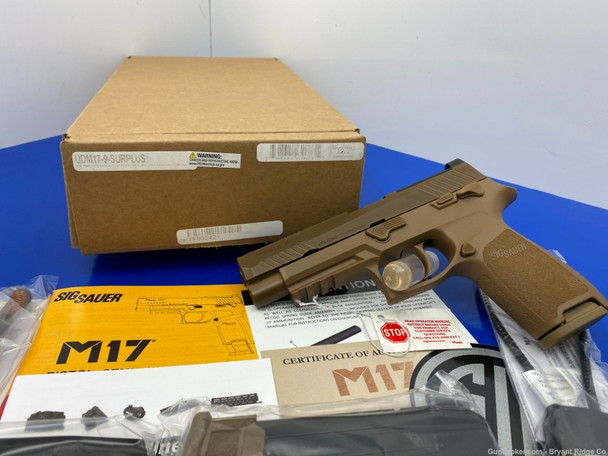 2019 Sig Sauer P320 M17 9mm Coyote-Tan *INCREDIBLE SEMI-AUTO PISTOL!*